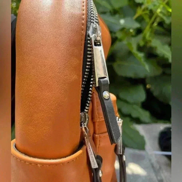 French Connection Caramel Brown Backpack - Picture 3 of 12